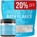 Magnesium Bath Flakes and Magnesium Cream - Pure Unscented