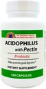 GeriCare Acidophilus mit Pectin Probiotic Capsules, optimiert Darmflora, Digestive Gut-Funktion, steigert Immunabwehr und stärkt Knochen, 100 Count (Pack von 1)