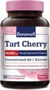 Bonawell Tartthar Capsules 60: 1 extra, 3000mg Warn, fetes de Montmore Tart Cherries, Neteja d' àcid potent, 2 de mes, 60 Capsules