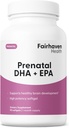 Fairhaven Health Peapod Prenatal DHA Təhsillər / Premium İslandiyalı Balıq Yağı Sağlamlıq üçün Premium İslandiyalı Balıq Yağı / EPA DHA Omega 3 Brain, Eye, Heart Development / Citrus / 90 Softgels