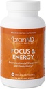 Amen BrainMD Focus & Energy - 120 capsules - Mental Endurance Booster, bevordert concentratie en aandacht - Cafeïnevrij, glutenvrij - 30 porties