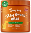 Zesty Paws Stay Green Bites for Dogs - Grass Burn Soft Chews für Rasen Spots, die von Dog Urine verwendet werden - mit Cranberry für Urinary Tract & Bladder - Rindfleisch - 90 Count