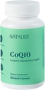 NATALIST CoQ10 Ubiinol 120 mg Daily Fertility Vitamin Powerful Antioxidant Defense & Cellular Energy Support Addition - висока абсорбция за жени и мъже Веган, Non- GMO - 60 Течни капсули