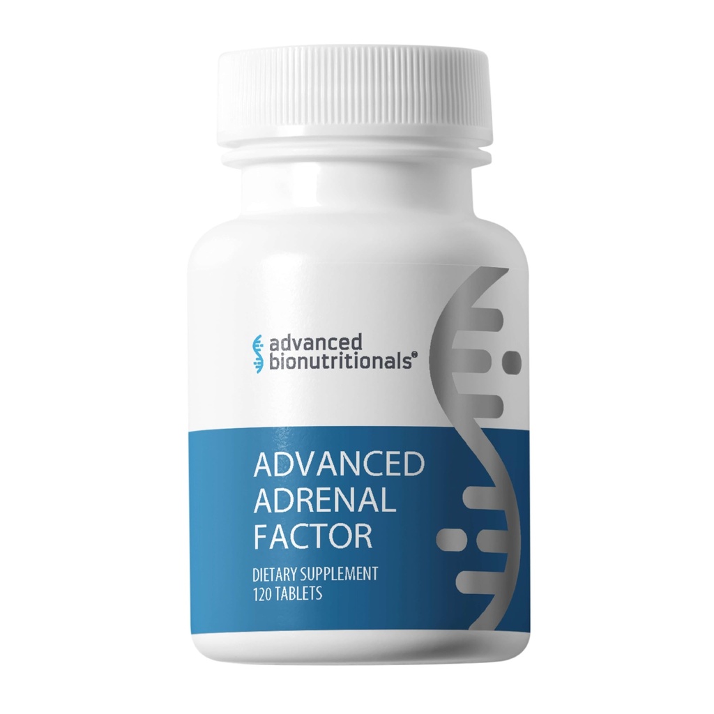 Advanced Bionutritionals Advanced Adrenal Factor – Adrenal Support Supplement – Non-GMO, Gluten-Free, Vegan – 120 Tablets