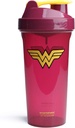 Smartshake Lite Justice League Protein Shaker Flaske 800 ml – DC Comics vannflaske, Leakproof BPA Gratis Gym Shaker Flaske for Proteinshake og protein pulver - Wonder Women Logo