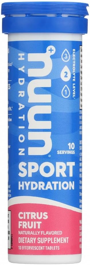 Nuun Active Citrus Fruit Electrolyte Enhanced Drink Tablets (6- Pack of 10)