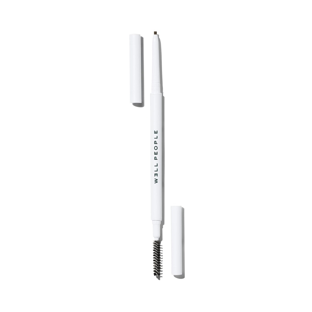 Ei bine, oameni expresionist brow creion, definirea brow creion pentru un finisaj natural, Ultra-fine Sfat pentru precizie totală, Vegan & Cruzime-free, Deep Brown
