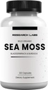 Els laboratoris Research 1 Ferer 1 Mar irlandès Organic Mos Capules, Sea Wildmos millorats w/Bladderwrack i Burdock Root 120 Pills Antioxid. Suport dels teus androides.