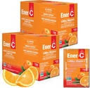 Ener-C - Vitamine C Immune support, 1000mg Vitamine C Effervescent Multivitamine boisson poudre, jus de fruits Vitamine C boisson mélange pour l'hydratation avec électrolytes, orange, 60 paquets (2-pack)