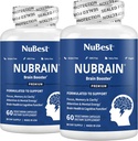 NuBrain Booster - Brain Supplement for Brain Booster, Memory, Focus & Clarity Support with St.