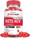 Justified Laboratories Keto Rush Keto ACV Gummies Extreme 2000MG Keto Rush Keto Gummies Apfel Apfelessig geformt mit Granatapfelsaft Pulver B12 Vegan Non GMO 60 Gummys
