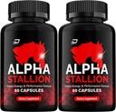 Alfa Stallion Pills Resmi Formula - AlfaStallion Capsules Yüksek Performans Formula - En Güçlü, Alfa Stallion All-Doğal Formula, StallionAlpha Yorumları (2 Paket - 120 Capsules)