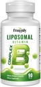 Liposomal B-Komplex für hohe Absorption B Vitamine mit Choline Inositol Vitamin B1, B2, B3, B5, B6, Biotin, Folate, Methylierte B12-Immune, Energie, Gehirn Herzunterstützung 90 Softgele