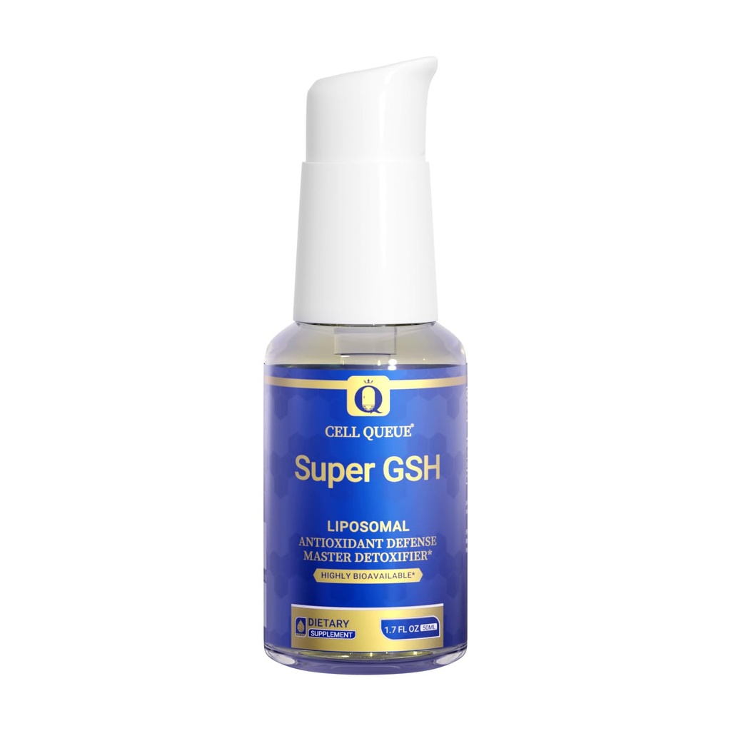 Liposomal Glutathione Liquid Supplement - Cellular Antioxidant Support with Phosphatidylcholine - Supports Liver Health, Immune System, Skin Radiance & Healthy Aging, 1.7 fl oz
