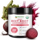 Beet Juice Powder Organic - Cold Pressed - 20:1 kontzentratzeko - Beet Erroko Hauts kontzentratua - Oxide Nitrikoa - Zirkulaziorako euskarria - Beet Root gehigarriaren 57 zerbitzu - 7oz