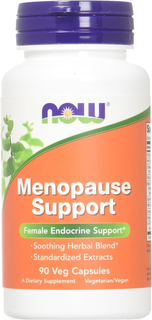 2 Botellas de Now Food Menopause Support, 90 cápsulas