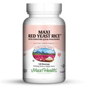 Maxi Health Red Yeast Rice 600 mg – Red Yeast Rice with CoQ10 and Policosanol for Daily Support for Heart Wellness – Vegan, Kosher (120 Count (Pack of 1))