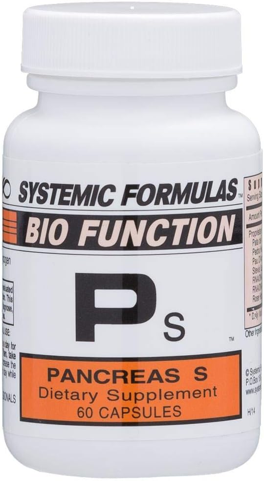 Sistēmiskās formulas PS Pancreas S