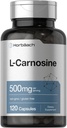 Horbäach L-Carnosine 500mg □ 120 Suplemento da cápsula