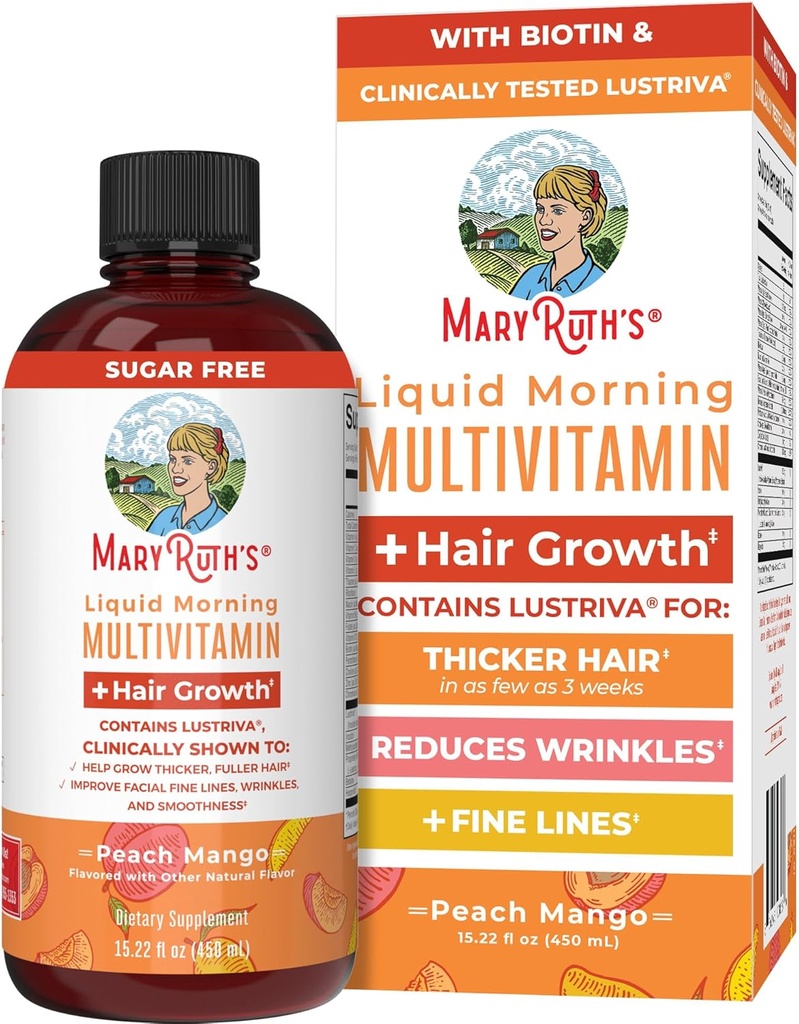 MaryRuth Organics Tekoči multivitamin + Rast zraka 