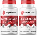 SPRESSO (2 Paket Super Flow Glycogen, SuperFlow Glycogen Support Capsules, Glyco Optimizer Formula, Daxili Kan Dəyir, Premium Super Flow Glycogen Support (120 Kapsül)