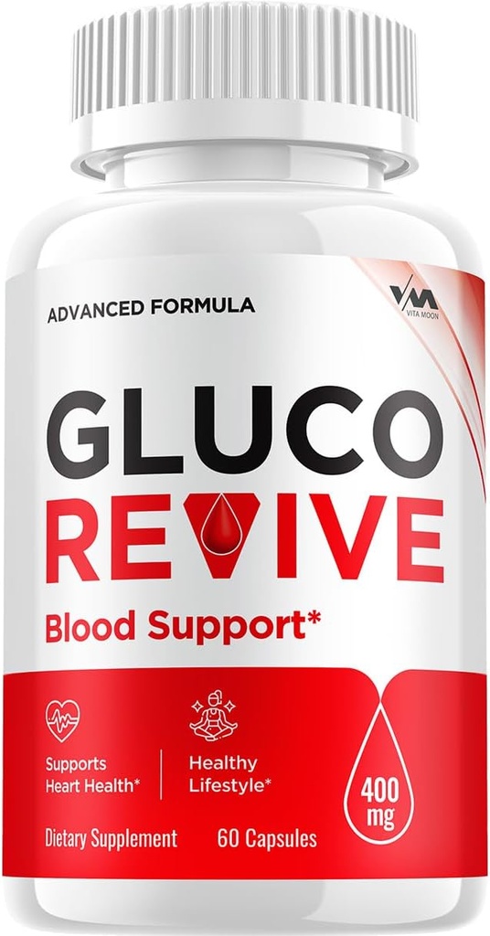 (1 แพ็ก) Gluco Revive Supplement, GlucoRevive Capsule - สูตรขั้นสูง ReviveGluco, Glucoreview December, 60 Capsulations