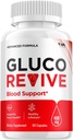 (1 Embalagem) Suplemento Gluco Revive, GlucoRevive Cápsula - Advanced Fórmula ReviveGluco, GlucoRevive Comentários de força máxima, 60 Cápsulas