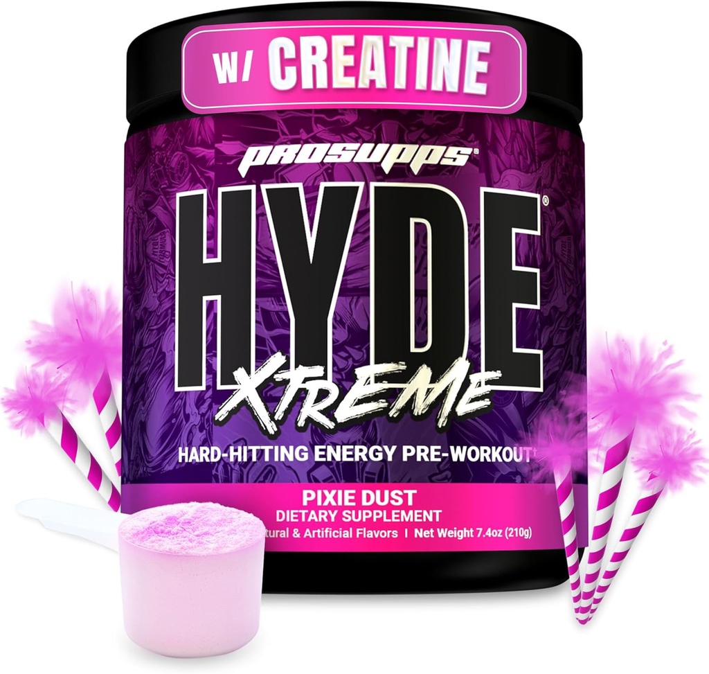 PROSUPPS Mr. Hyde Xtreme Pre Cvičenie Powder with Creatin, Beta Alanine & Caffeine 
