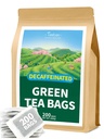 Te TeoLux Decaf Green Bages, Te de te verd pur decafeat, Super antiodiant, Te i gelat, 200 Compte