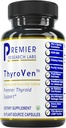 Premier Research Labs ThyroVen - 여성용 Thyroid Support, 남성용 Thyroid Support, Thyroid Supplement, Thyroid Support Complex with Naturally-Sourced Iodine - 60 캡슐
