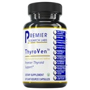 Premier Research Labs ThyroVen - Thyroid Support Supplement for Women & Men, Thyroid Support Complex with Naturally-Sourced Iodine, Non-GMO - 60 Capsules