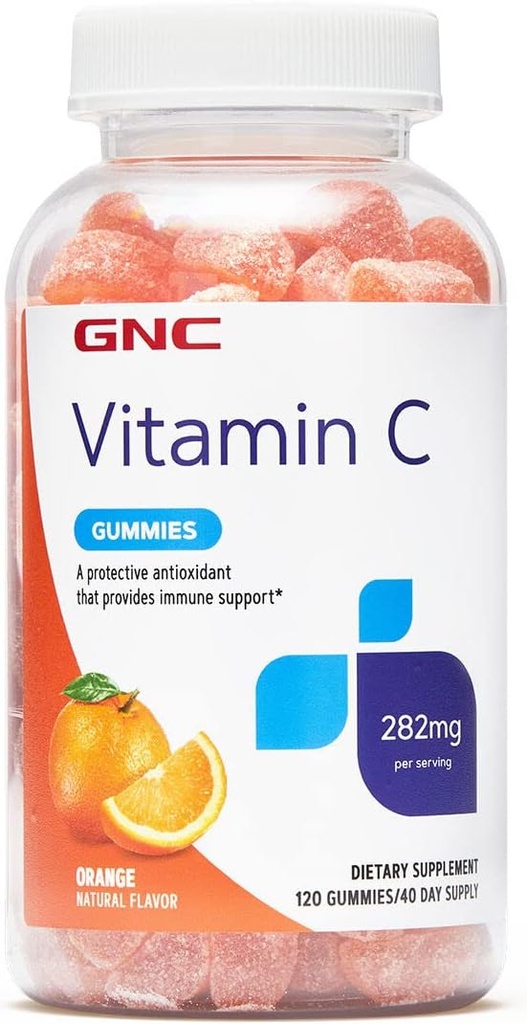 GNC Vitamin C Gummies - 282mg | Immune Support | 120 Gummies