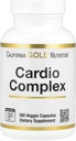 California Gold Nutrition Cardio Complex z mešanico CardioAmino, mešanico CardioPhyto in koencimom Q10, 180 Veggie kapsule