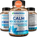 28 i 1 Rolig Mood Support - Natural Happy Pills for Occasional Anxiousness & Stress, Bekymring følelser, Afslapning, Mental Klarhed • 124; Max Sleep & Mood Support til kvinder & Mænd • 124; 120 Veganske kapsler