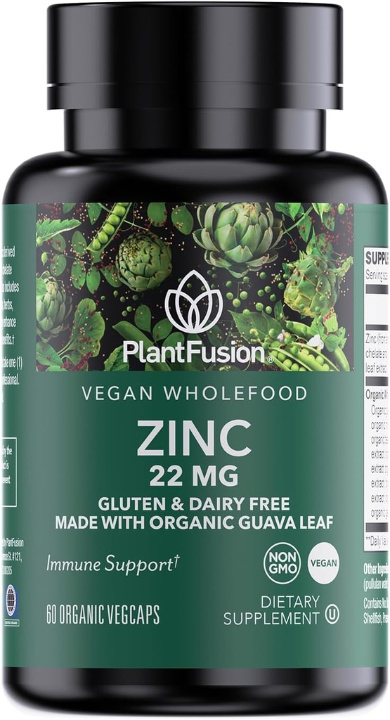 PlantFusion Vegan Zink Supplementen 22 mg 