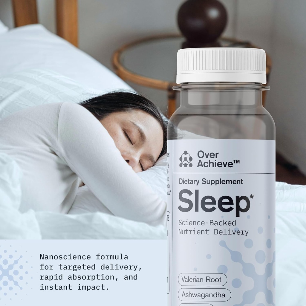 Supplement Variety Pack with Advanced Nanoscience Technology, 3 Pack, Stress Calming Relax Drink, Sleep Aid Drink, Mushroom Supplement Drink, 2 oz Shot