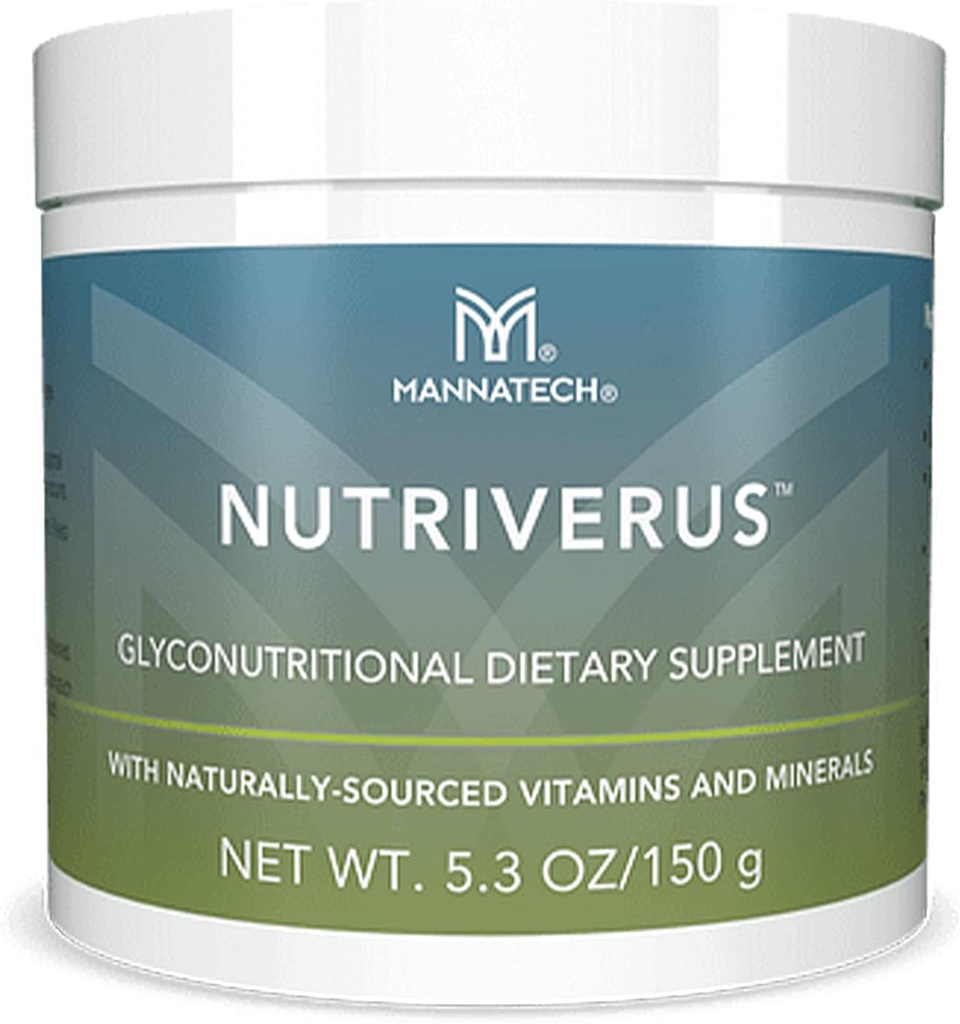 NutriVerus Glyconutration Supplement, 5.3oz / 150g dengan Prourticed Vitamin A, Vitamin C, Vitamin B Kompleks dan Vitamin D. Rich dalam Suplemen Antioksidan Promes Imune Support Suplemen