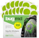 Pegatinas BugMD Squito Mosquito Repellent Patch Pegatinas para Adultos (390 Patches), Patches repelentes de insectos seguros y eficaces para niños pequeños, Niños, Camping, Playa &amp; Esenciales al aire libre