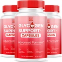 (3 Paket) Dukungan Glycogen Tambahan Lanjutan Formula, Glycogen Dukungan, Glycogen Dukungan, Glycogen Lanjutan Dukungan Formula, Glycogen Dukungan Revisi, 90 Capsules selama 3 bulan