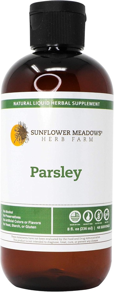 Parsley Hebal suplementari - 8oz-chol-Free, no-GMO, fet amb ingredients Orlandics