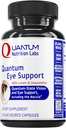Quantum Nutrition Labs Eye Support - Vitaminas de saúde ocular, Lutein e Zeaxanthin Eye Suplementos para adultos e anciáns, soporta a saúde Macular, contén Bilberry e Carrot - 60 cápsulas vexetarianas