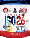 ISO26 잔디 Fed Whey Protein은 인공 감미료가 없습니다. Monk 과일, 1.6 파운드, 24 서빙, 밀크 초콜릿 (Iso 26 파우치 바닐라)로 자연적으로 단화