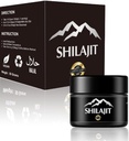 Shilajit Vaik Fulvic Acid & Trace Minerals, Original Siberi Pure Shilajit koos 85+ Humic Acid, Toetame Metabolism & Immune System - 100 Server / 1.7 Oz