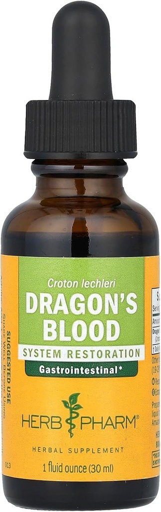 Herb Pharm Dragon 's Blood Liquid Tree Sap for Digestive Support - 1 Ounce (DDRAG01)