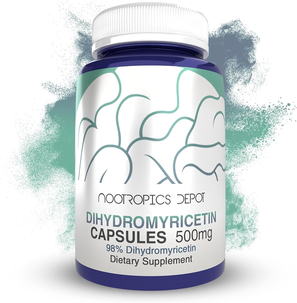 Nootropics Depot Dihydromyricetin (DHM) kapsulak | 500mg | 60 Count