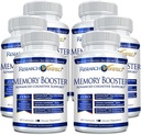 연구 검증 된 메모리 부스터 - Nootropic 보충 - Cognition 및 Memory 향상 - Lion 's Mane, Ginkgo Biloba, BioPerine - 6 개월 공급 - Non-GMO - 미국에서 제조
