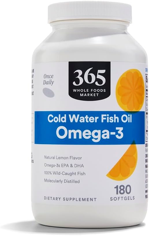 365 per tot el mercat de menjar, Omega-3 Llimona, 180 ct
