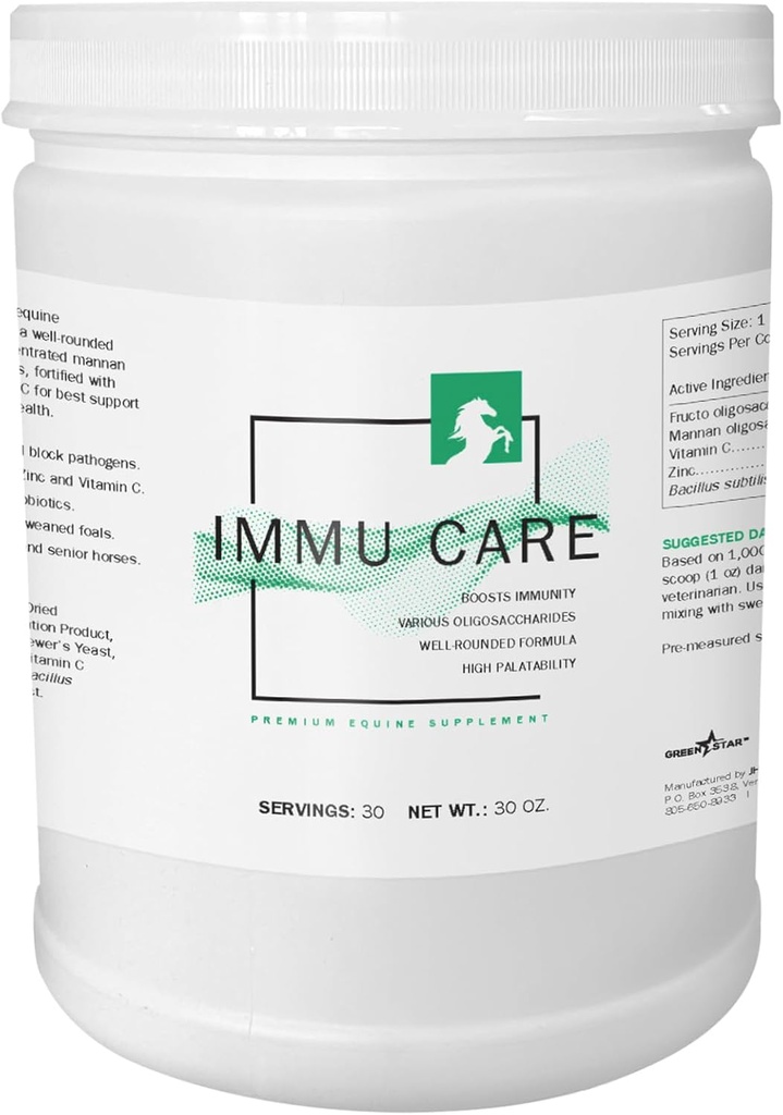 Green Star, Immu CareTM, Powder Equine Addition, Feed Additive, 2 Lbs