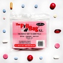 Medikuntza-pilen antolatzailea, AM/PMren etiketak, Birsalgarriak, eramangarriak, botatzekoak Medikuntzarako, Bitaminak, Gummies, Plastic Pill Bags for Travel, Walks XL Size |100.