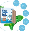 Motion Sickness Patches, Sea Sickness Patch för kryssning - Vuxna och barn ((20 greve - Pack av 1))